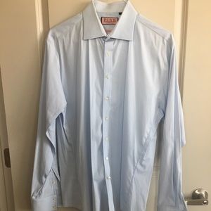 Light blue Thomas Pink button down size 17